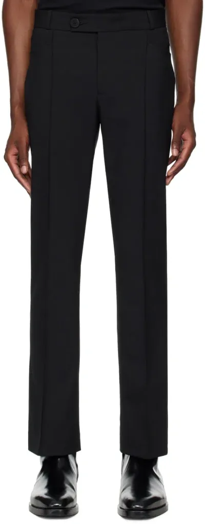 Ernest W Baker Black Flared Trousers