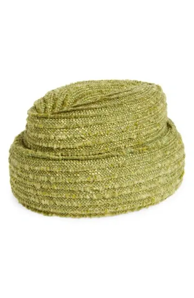 Esenshel Roll Cuff Hat In Green