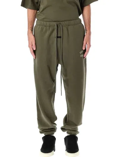 Essentials Fear Of God  Fleece Essential Sweatpants In Green