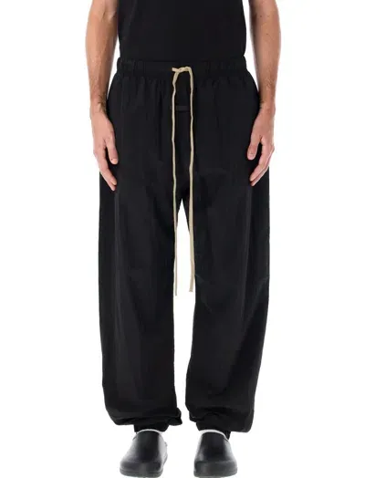 Essentials Fear Of God  Ripstop Drawstring Track Pants In Black