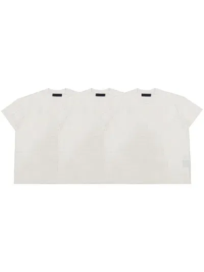 Essentials Fear Of God Essential 3.pack Essential Tee Clothing In White