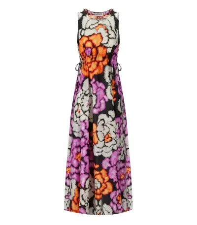 Essentiel Antwerp Flowers Black Long Dress