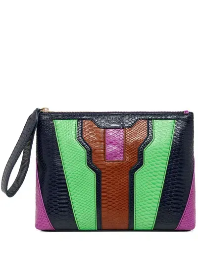 Essentiel Antwerp Gantasy Clutch Bag In Green