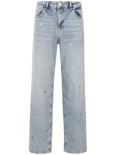 Essentiel Antwerp Garment Eyelet Jeans In Blue