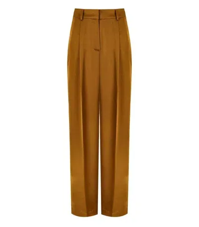 Essentiel Antwerp Gladiolus Toffee Trousers In Brown