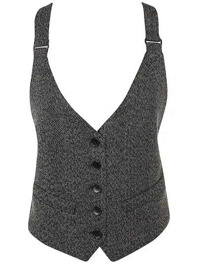 Essentiel Antwerp Grandeur1 Waistcoat In Black