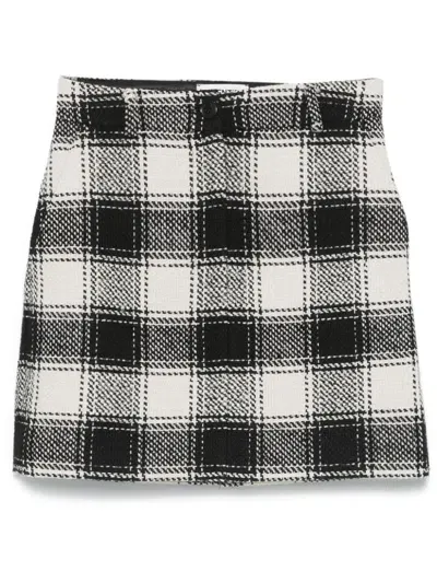 Essentiel Antwerp Graphics1 Mini Skirt In Black