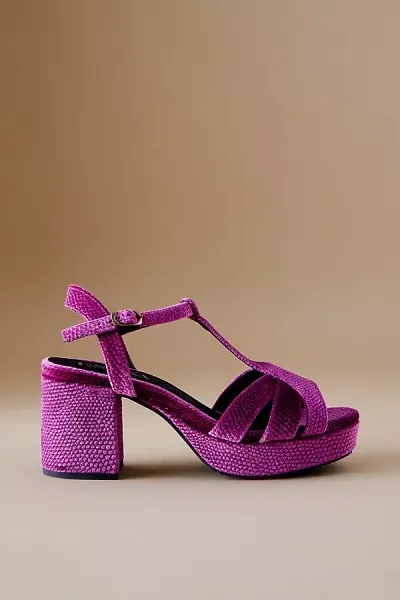 Esska Charlie Heeled Sandals In Purple