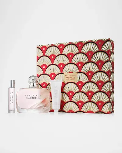 Estée Lauder Limited Edition Beautiful Magnolia Deluxe Trio Fragrance Set In Multi