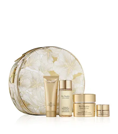 Estée Lauder Re-nutriv Ultimate Lift Regenerating Youth 4-piece Gift Set In White