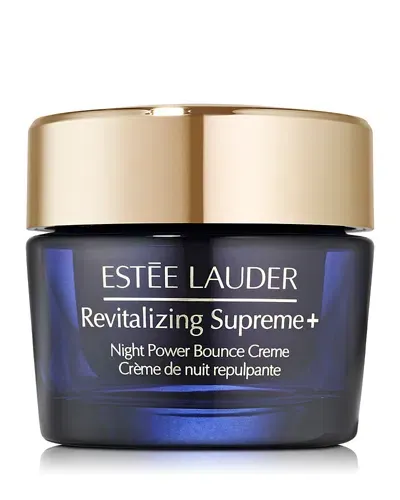 Estée Lauder Revitalizing Supreme+ Moisturizer Night Power Bounce Creme With Vitamin E 1.7 oz / 50 ml In No Color