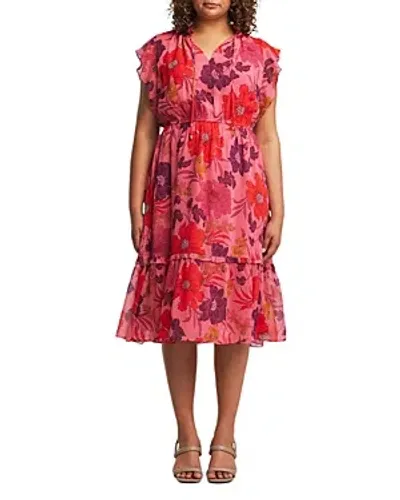 Estelle Plus Delta Dress In Print