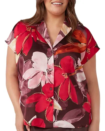 Estelle Plus Scarlett Floral Shirt In Print