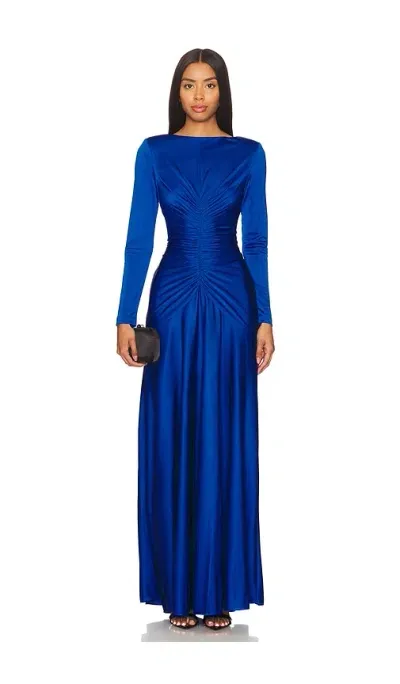 Et Ochs Thea Gown In Sapphire