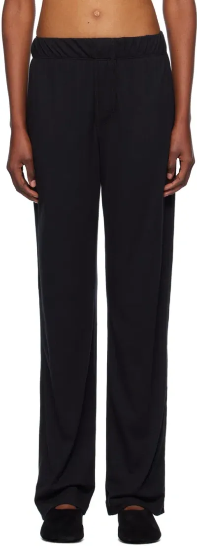 Éterne Black Jersey Lounge Pants