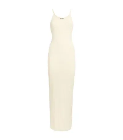 Éterne Cotton-modal Maxi Dress In Ivory