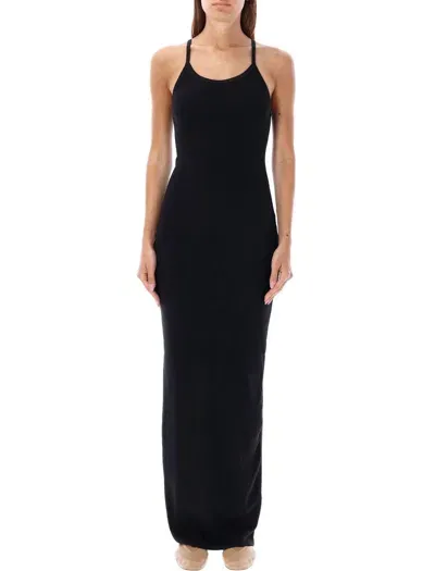 Éterne Eterne Long Tank Dress In Black