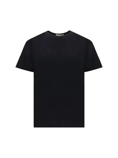 Éterne Short Sleeve Cotton T-shirt In Black