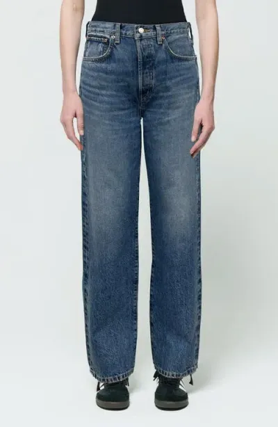 Etica Ética Altin Raw Hem Slouchy Boyfriend Jeans In Basalt