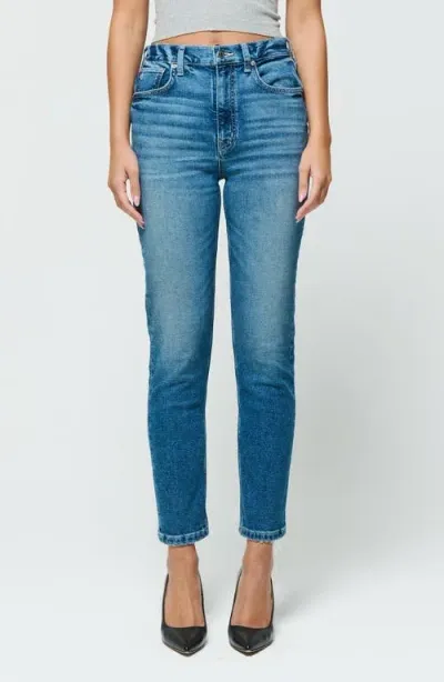 Etica Ética Finn Slim Straight Ankle Jeans In Marine