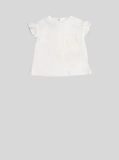 Etro Babies' Pegaso-embroidered T-shirt In White