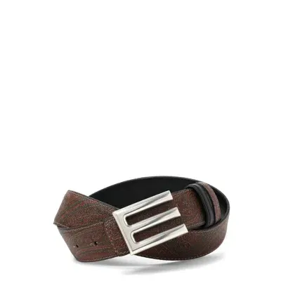 Etro Belt Logo Leather In N0000