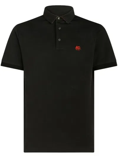 Etro Polo Roma In Black