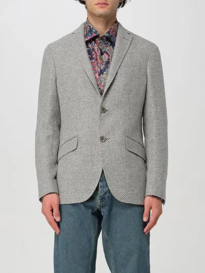 Etro Blazer  Men Color Grey In Grau