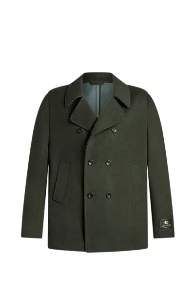 Etro Blouson In Green