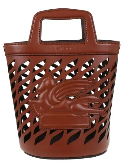 Etro Bucket Bags In Red