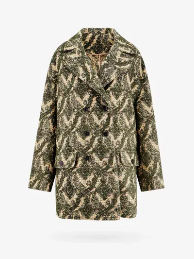 Etro Coat In Neutrals