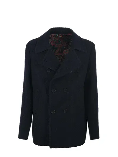 Etro Coats Blue