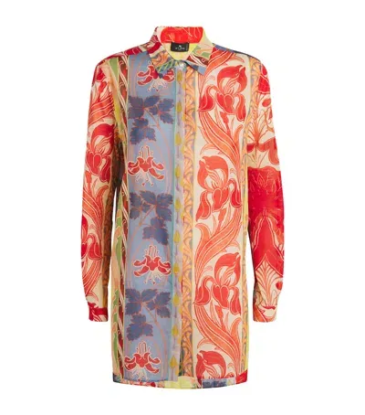 Etro Cotton Print Shirt In Multi