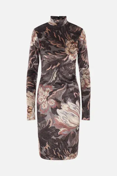 Etro Dresses In Gray F.do Print