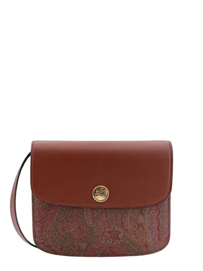 Etro Essential Small Shoulder Bags In Brown