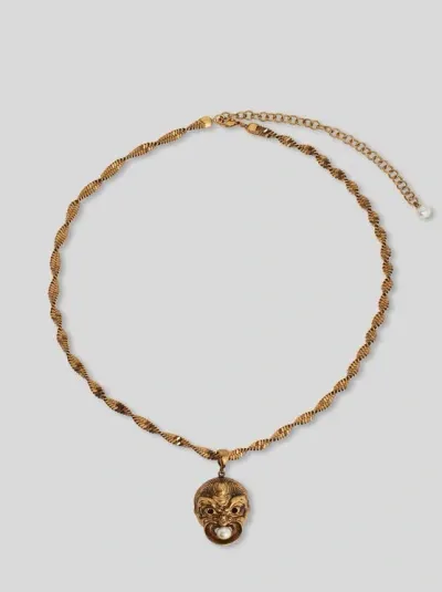 Etro Pendant Necklace In Gold