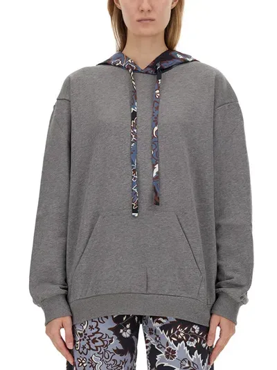 Etro Hoodie In Grey