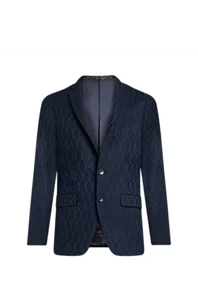 Etro Jacket In Blue