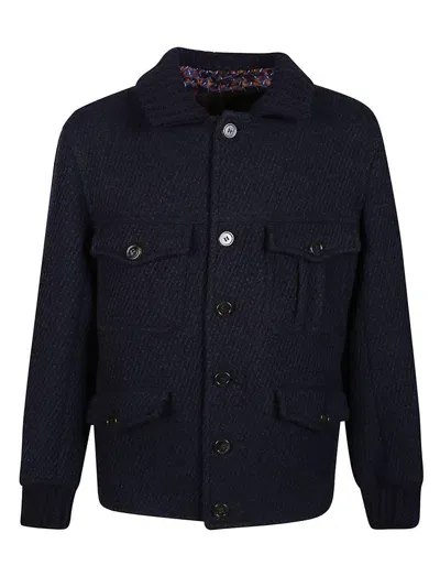 Etro Jacket In Blue