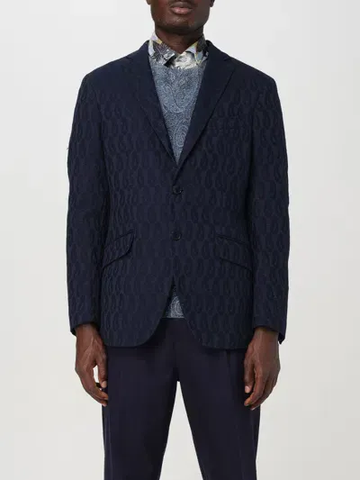 Etro Jacket  Men Color Blue In Blau