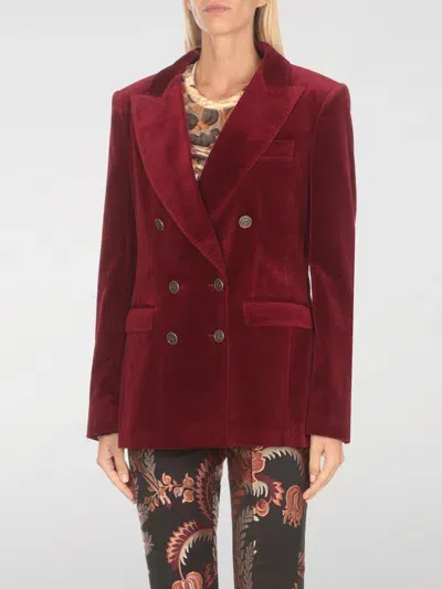 Etro Jacket  Woman Color Burgundy In Burgunderrot