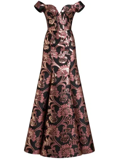 Etro Jacquard Dress In Black