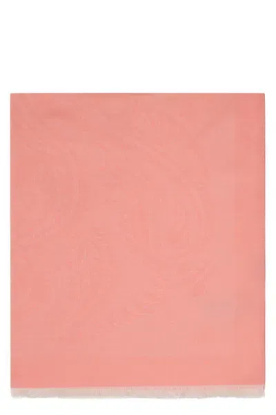 Etro Jacquard Scarf In Pink