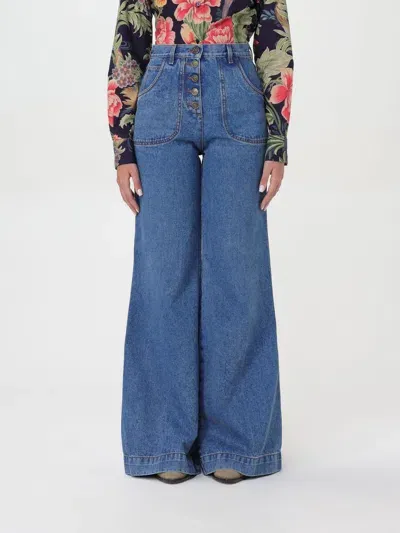 Etro Jeans  Woman Color Blue