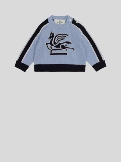 Etro Jumper For Babies In Blue