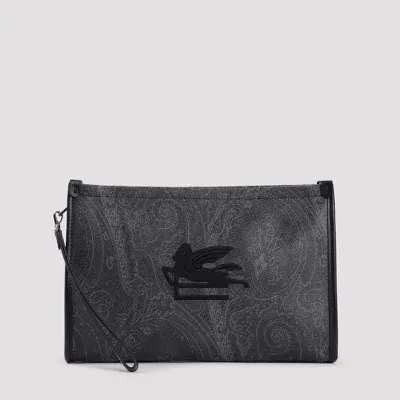 Etro L Pouch In Nero