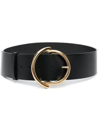 Etro Leather Asta 6 Belt In Black