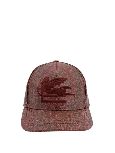 Etro Logo Embroidered Baseball Cap In Multi