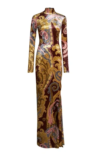 Etro Long Dresses Woman In Multicolour