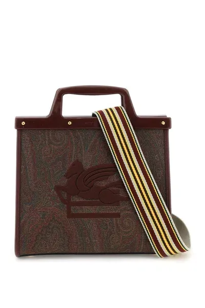 Etro Love Trotter Mini Tote Bag In Multi